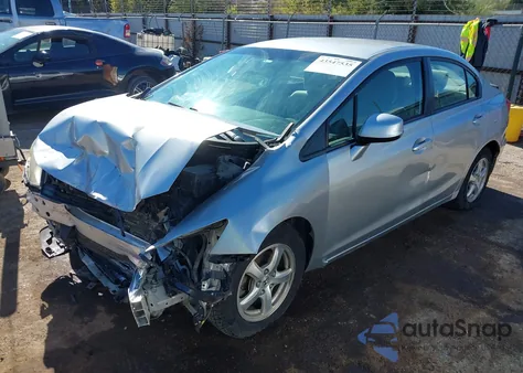 2012 Honda Civic Natural Gas z USA, uszkodzony, nr VIN 19XFB5F55CE003945